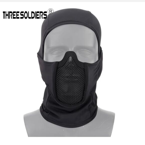 Balaclava Airsoft Mesh Mask Full Face Protection Hood for Cs War Game Hunting US - Picture 2 of 13